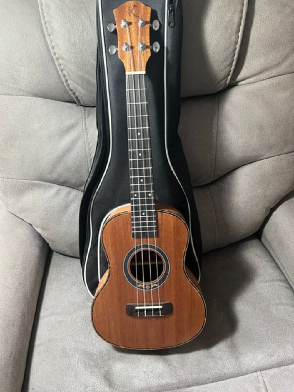 Kala Hawaiian Wood Ukulele with Carrying Case